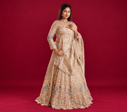 champagne bridal elegance on burgundy